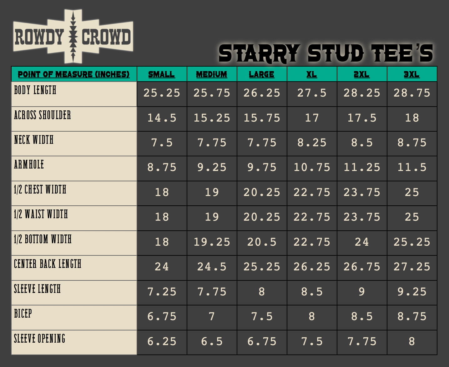 MOCHA- Starry Stud Tee