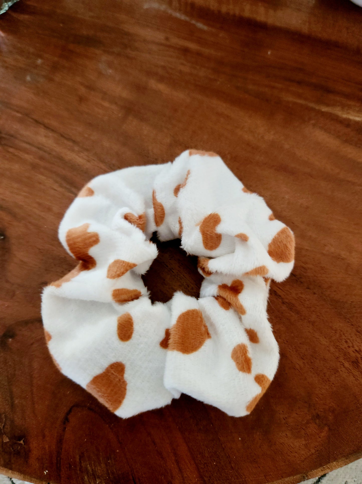 Cow Print Scrunchie