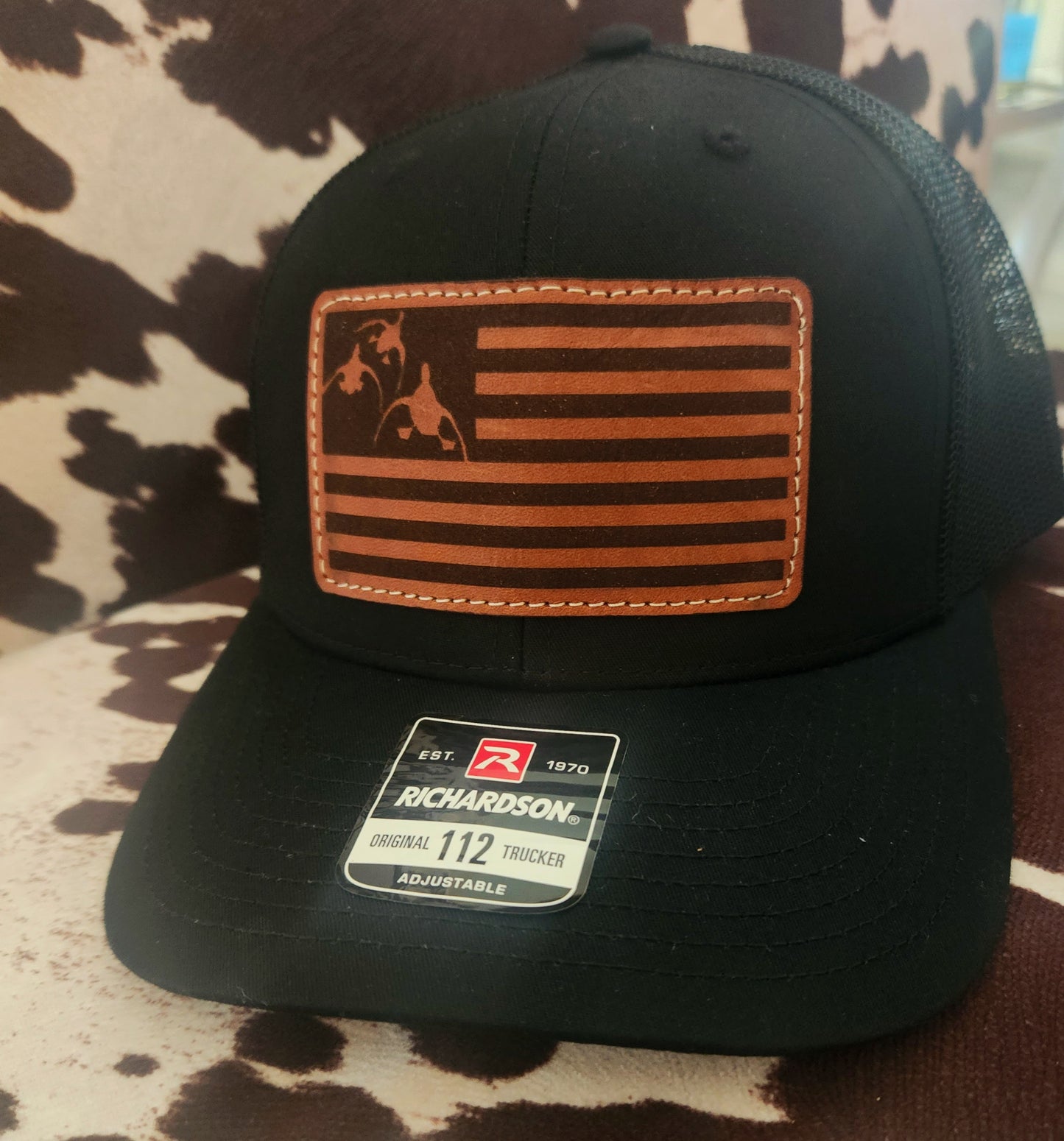 Three Ducks Leather Patch Hat