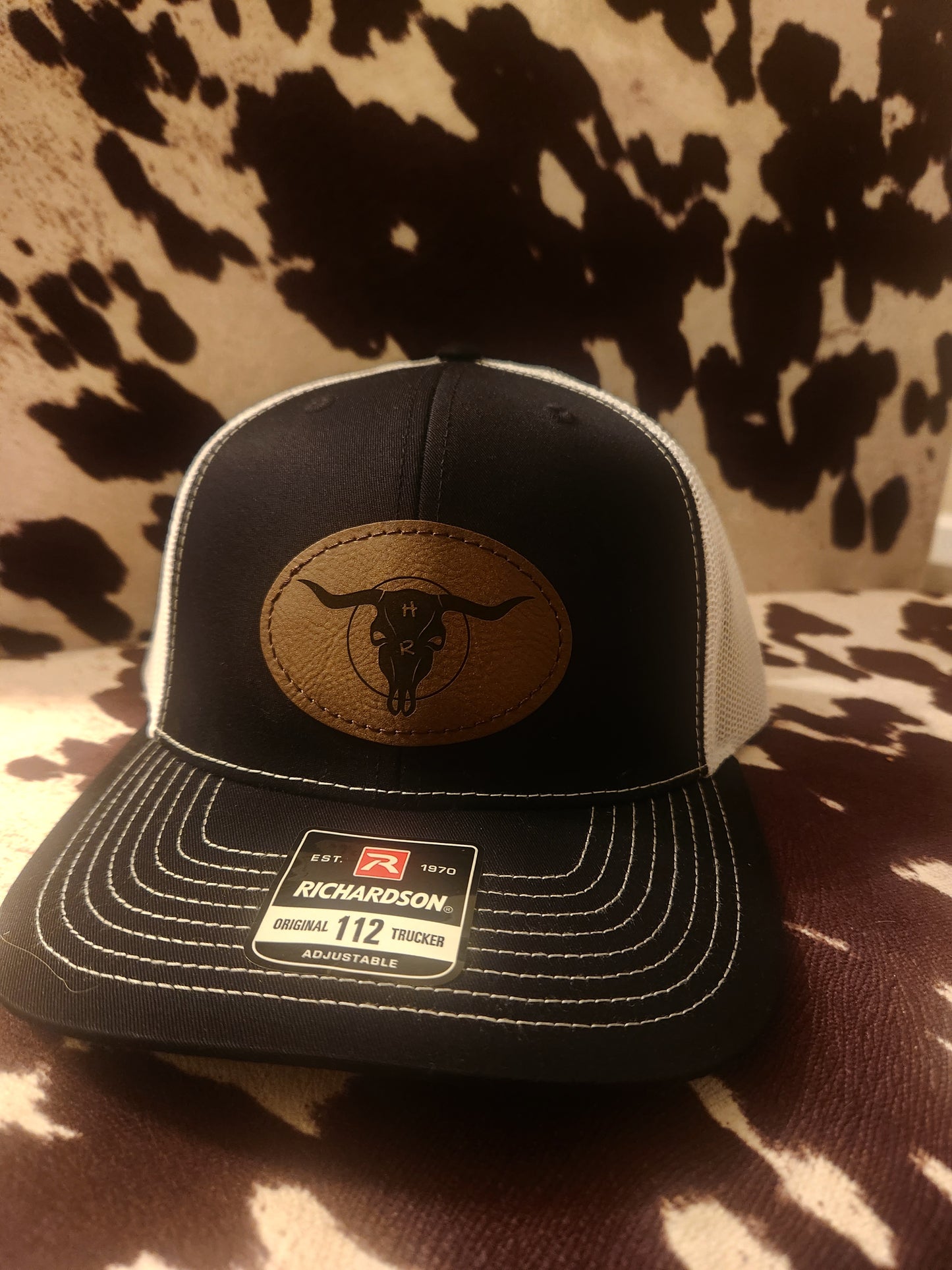 H&R BLACK/WHITE CUSTOM HAT