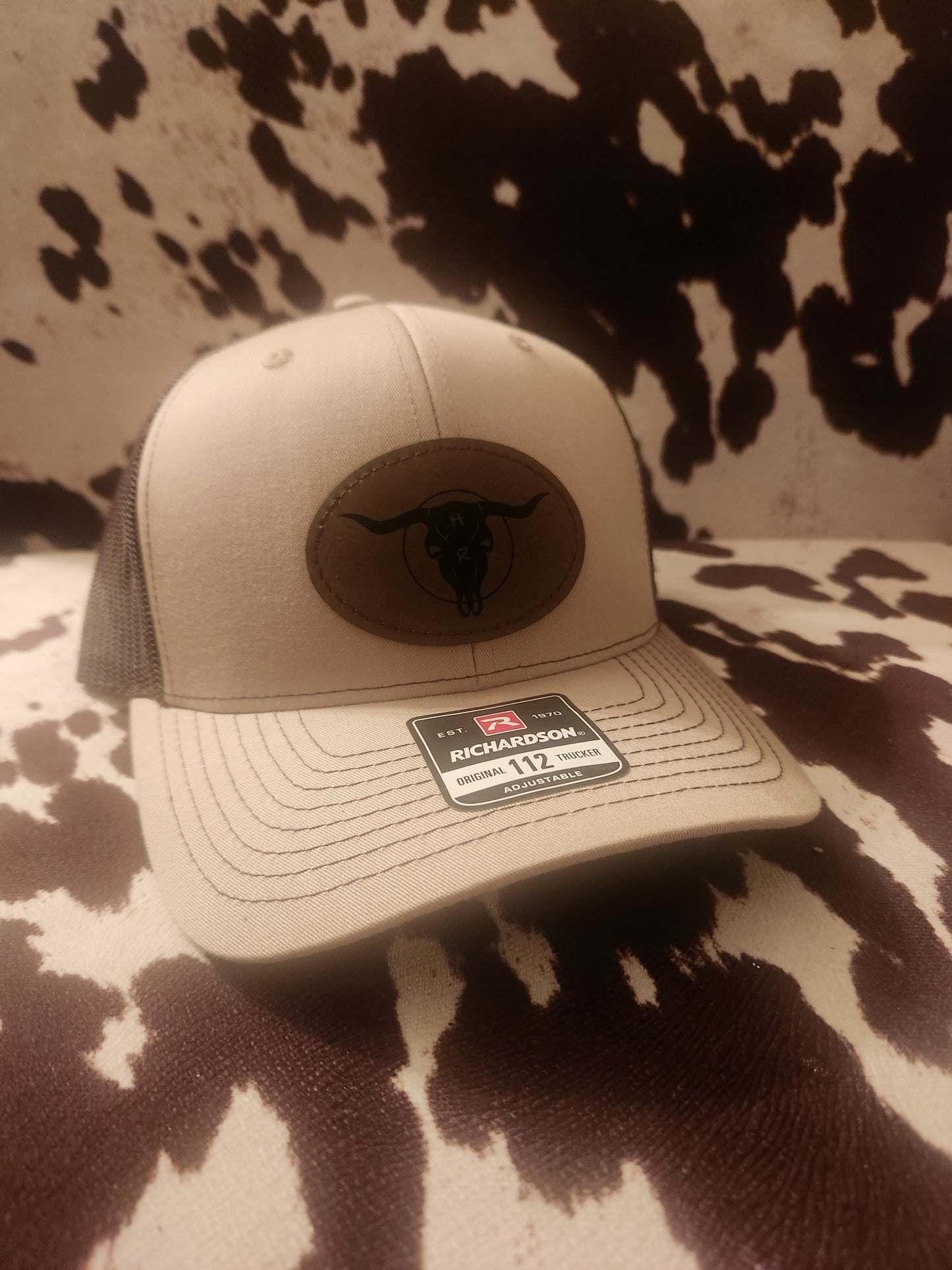H&R Khaki/Coffee custom hat