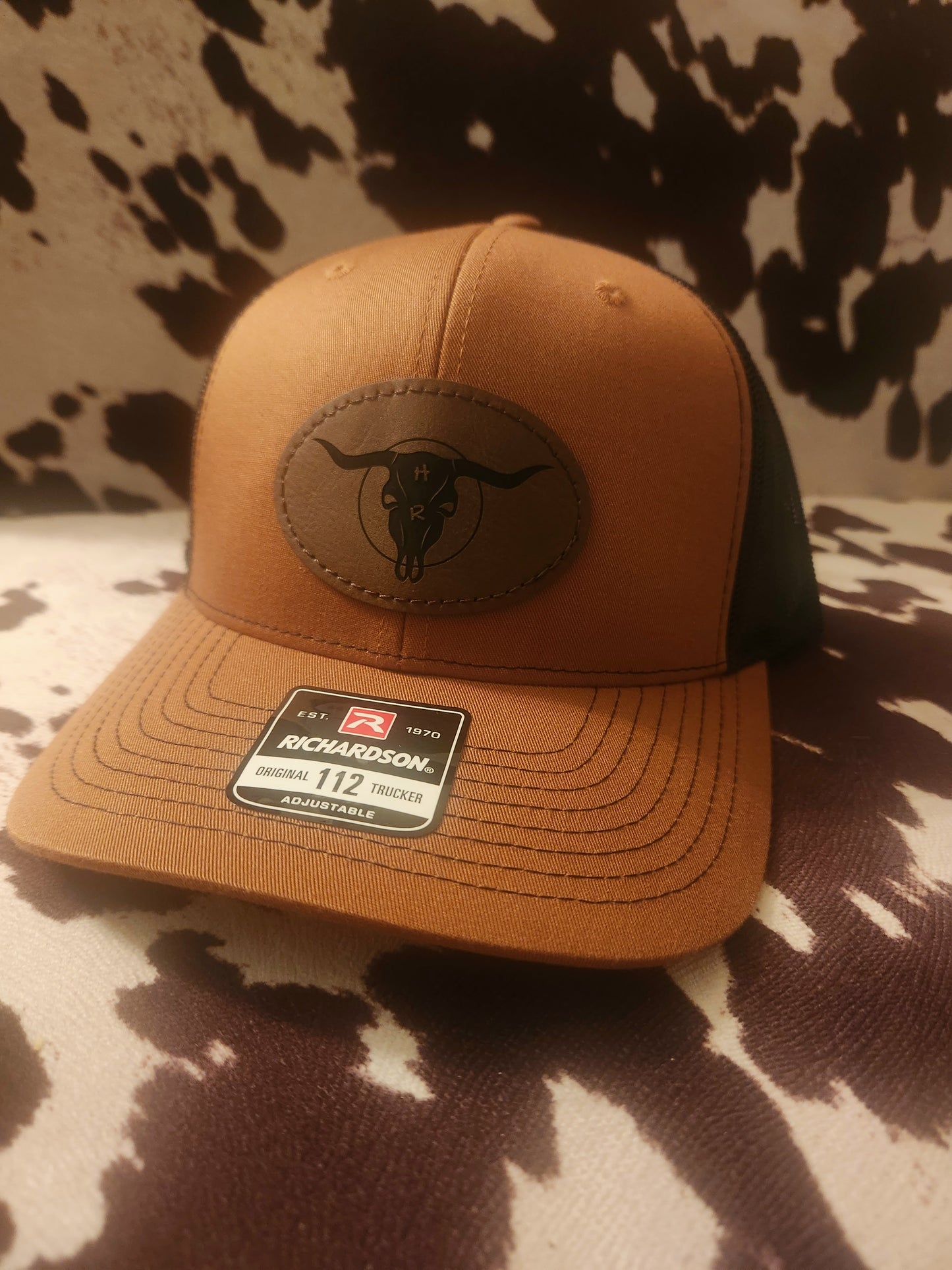 H&R CARAMEL/BLACK CUSTOM HAT
