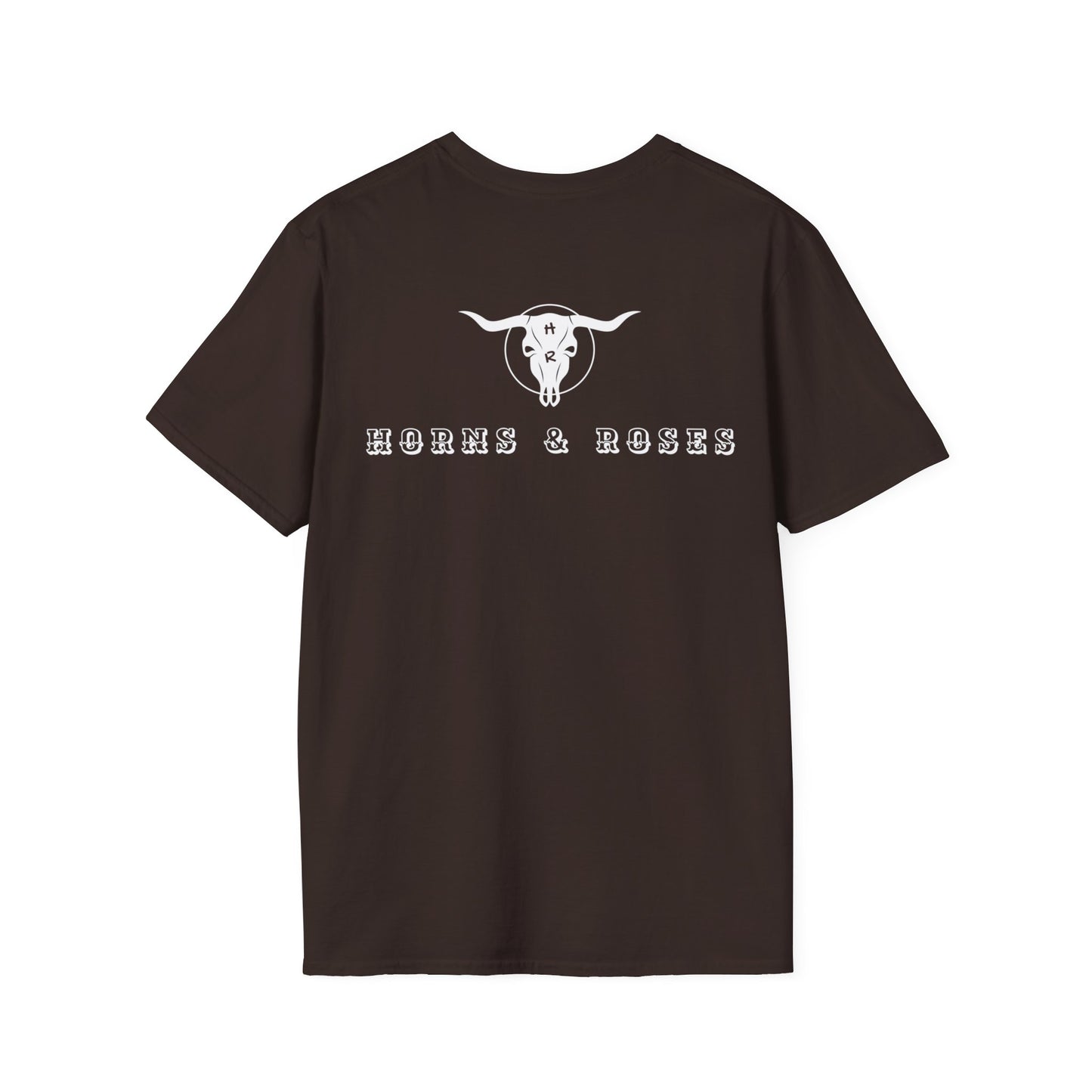 Horns and Roses Softstyle T-Shirt