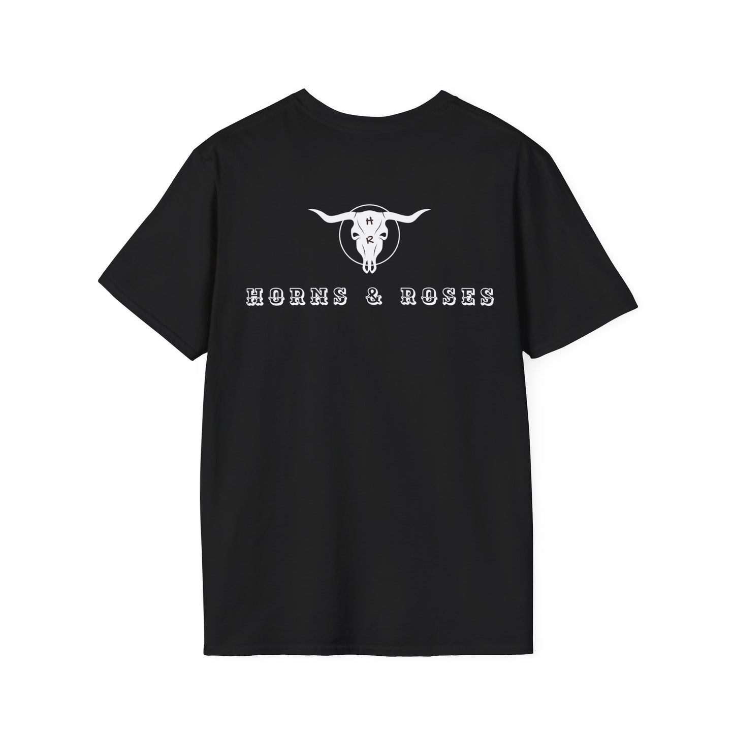 Horns and Roses Softstyle T-Shirt