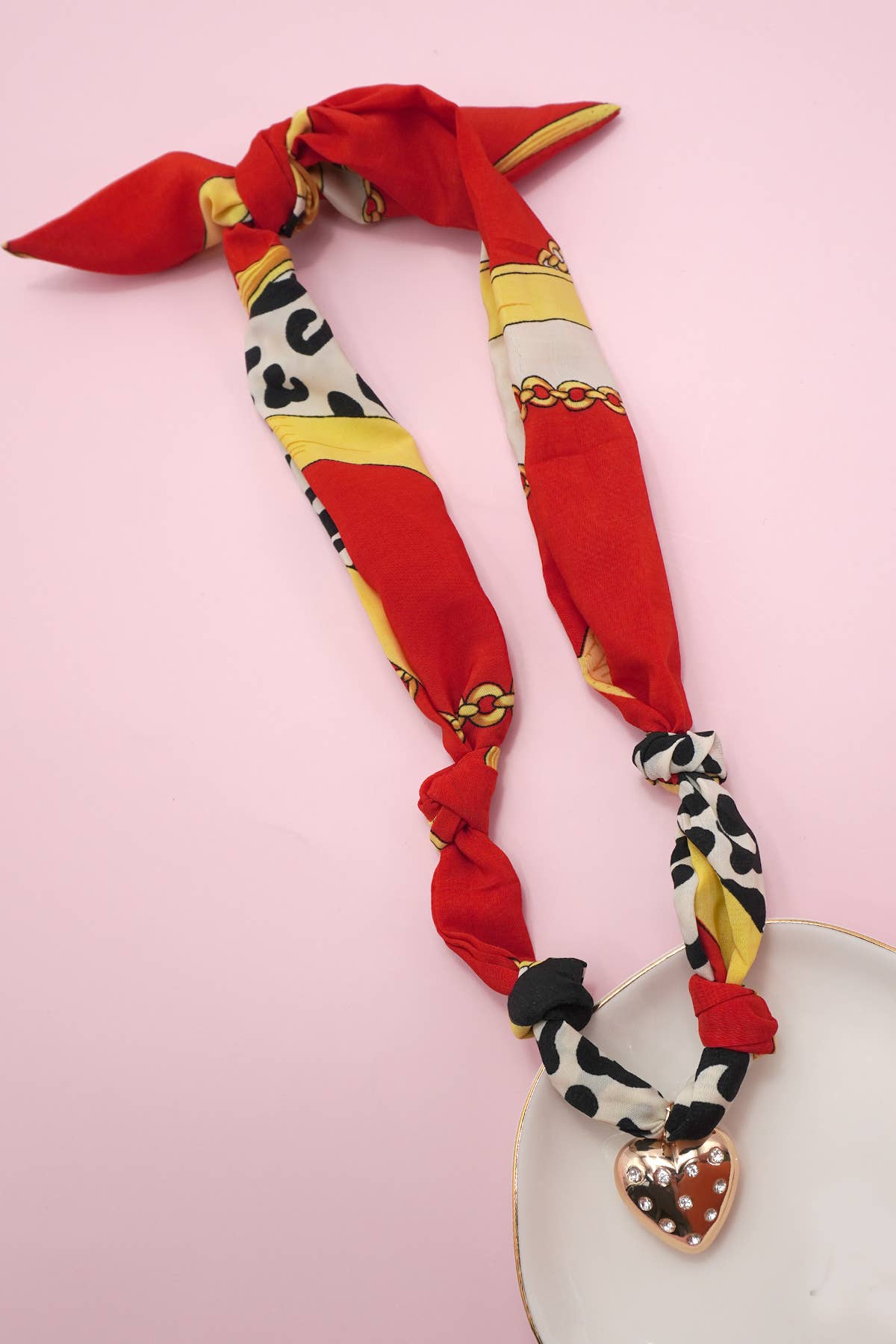 HANDMADE SCARF CHARM NECKLACE | 80N91790: I