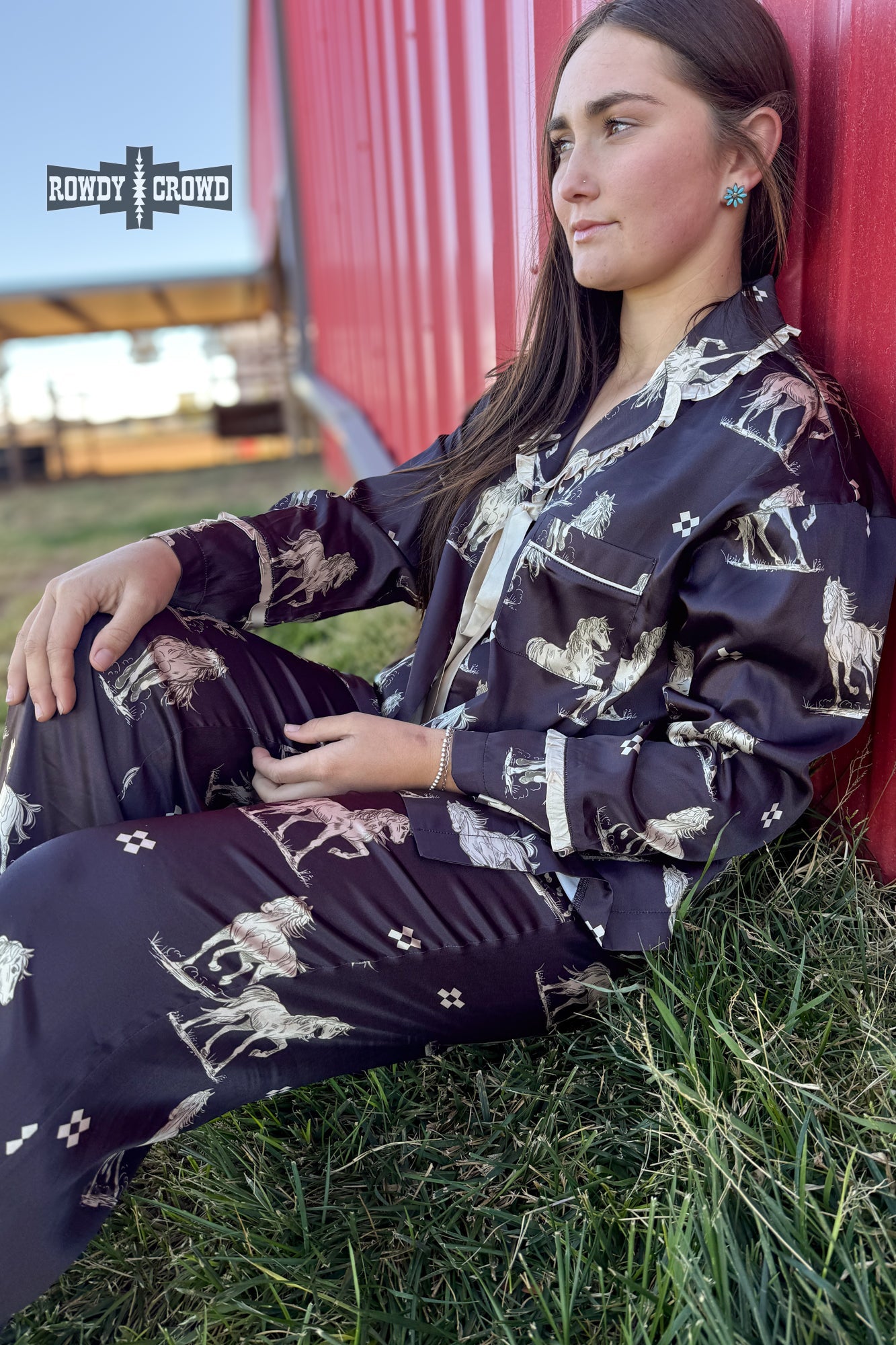 Black Betty Satin Sleep Set