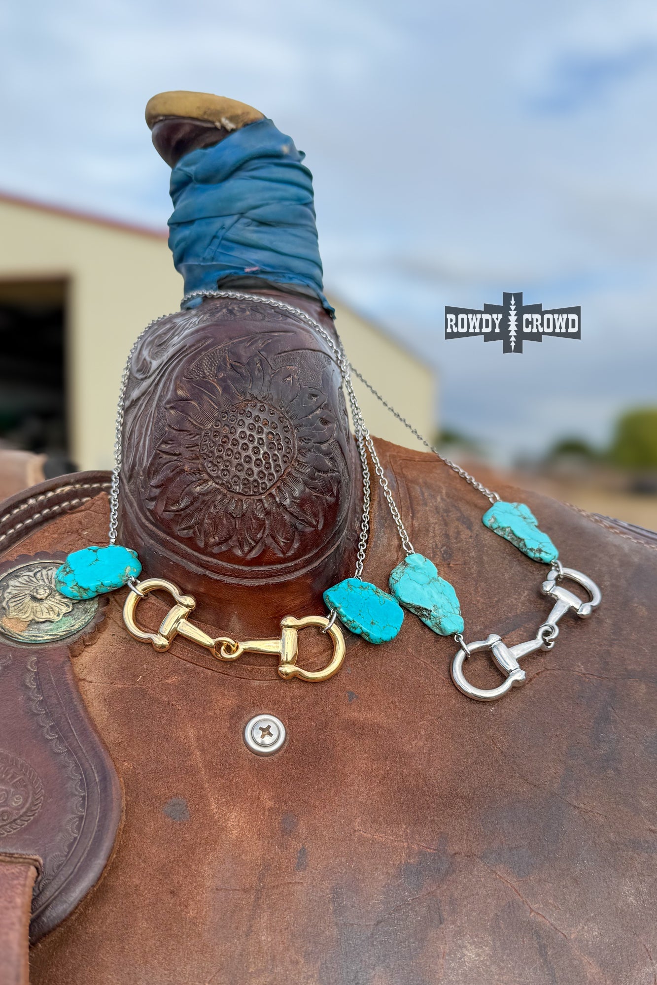 Turquoise Bit Necklace