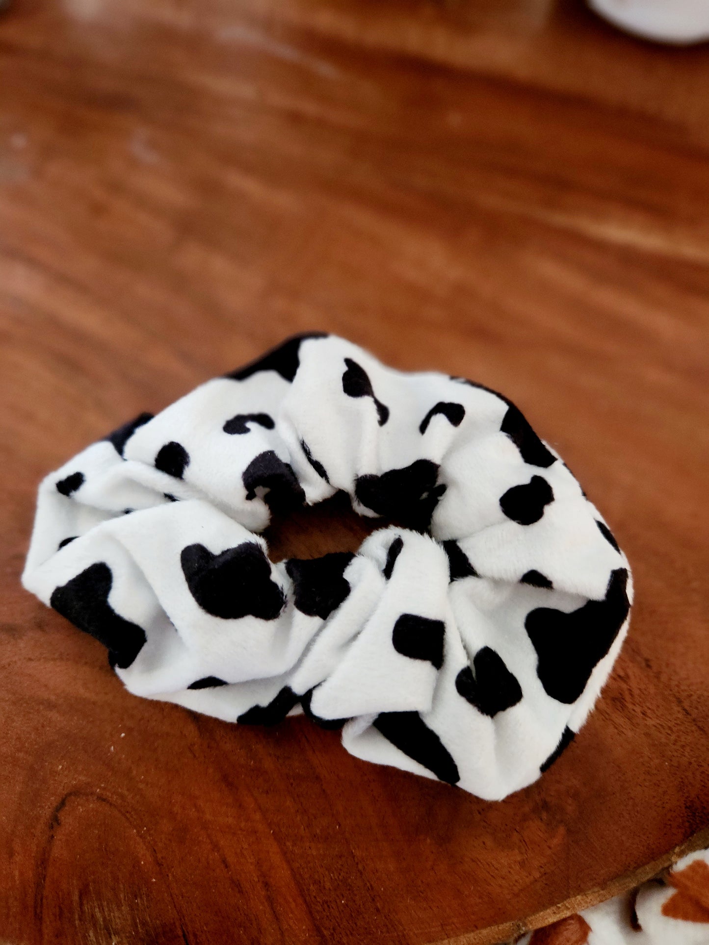 Cow Print Scrunchie