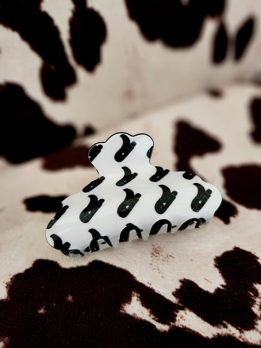 Cowboy Boot Hair Claw