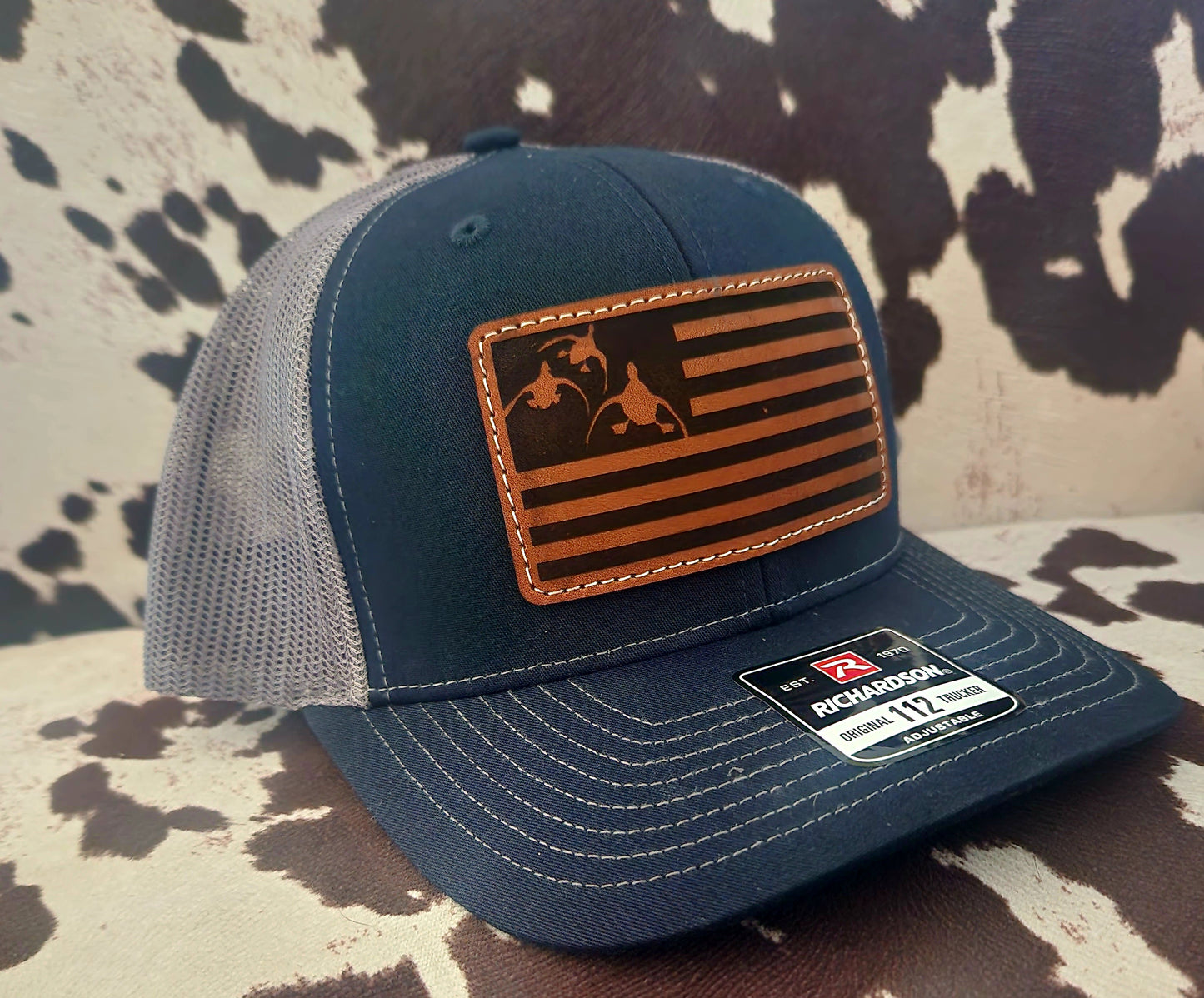 Three Ducks Leather Patch Hat