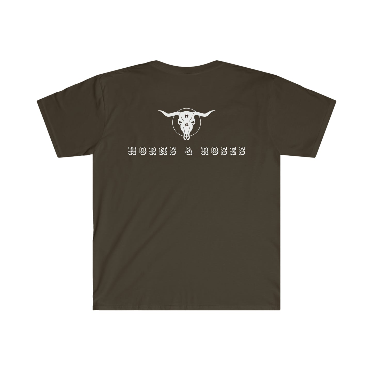 Horns and Roses Softstyle T-Shirt
