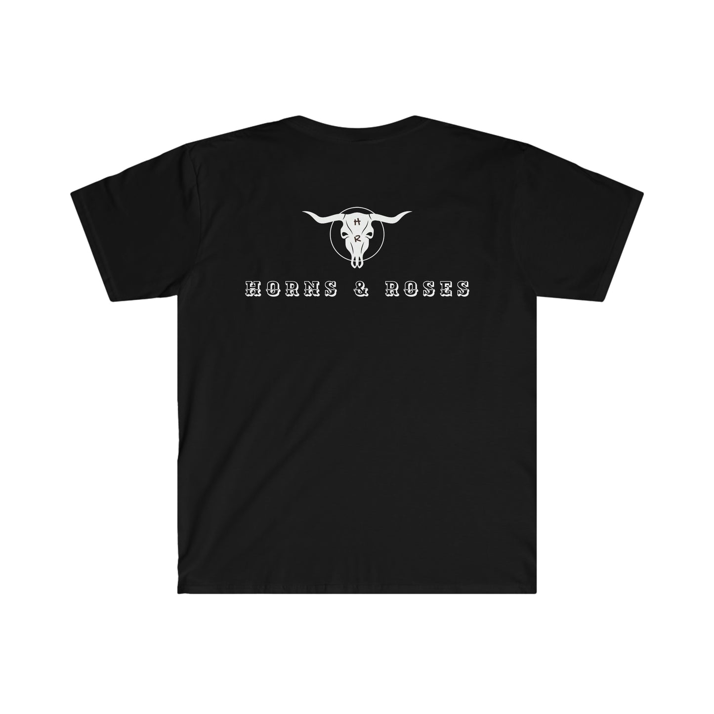 Horns and Roses Softstyle T-Shirt